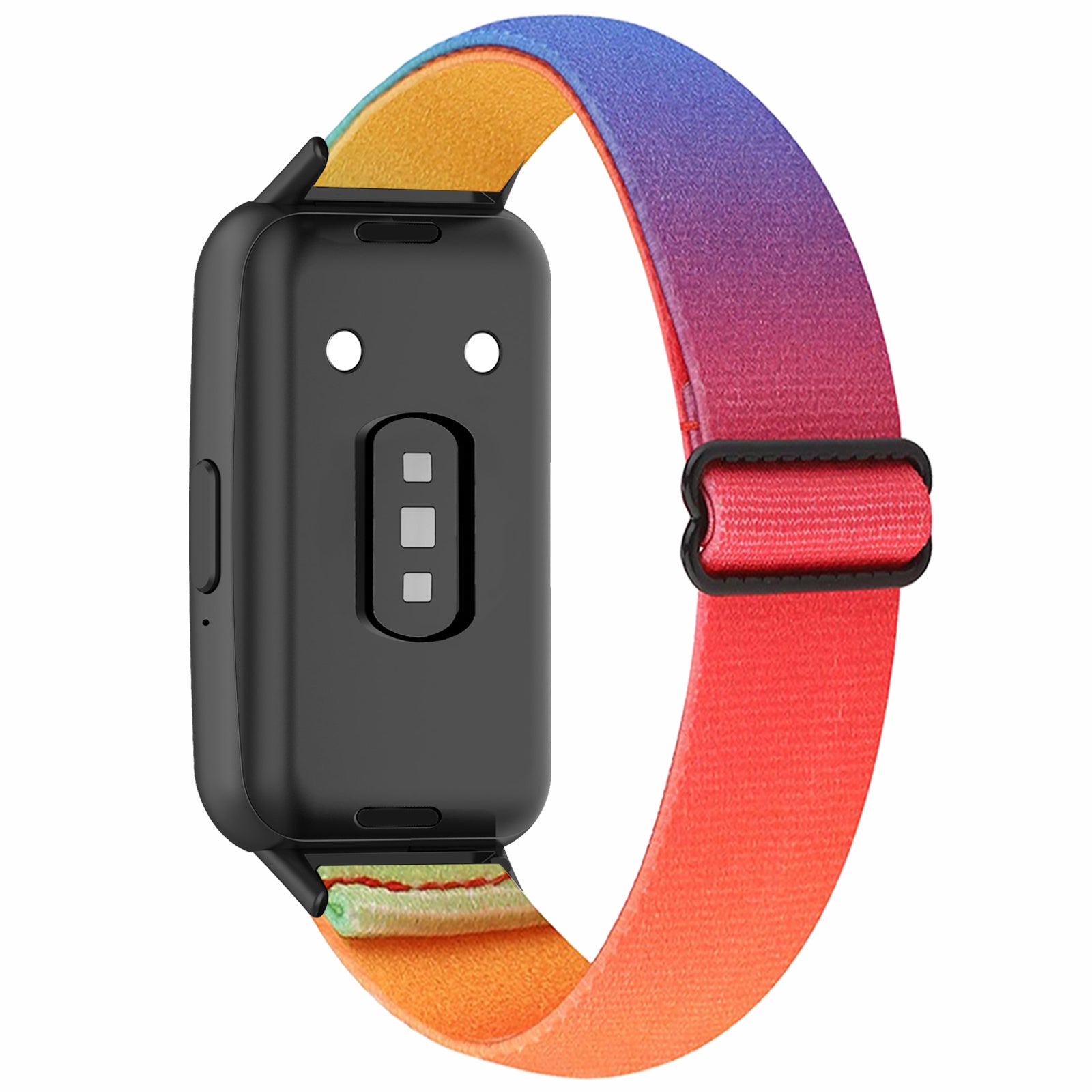 For Samsung Galaxy Fit3 Watch Strap Elastic Nylon Adjustable Smart Watch Band - Rainbow For Samsung Galaxy Fit3 Watch Strap Elastic Nylon Adjustable Smart Watch Band - Rainbow
